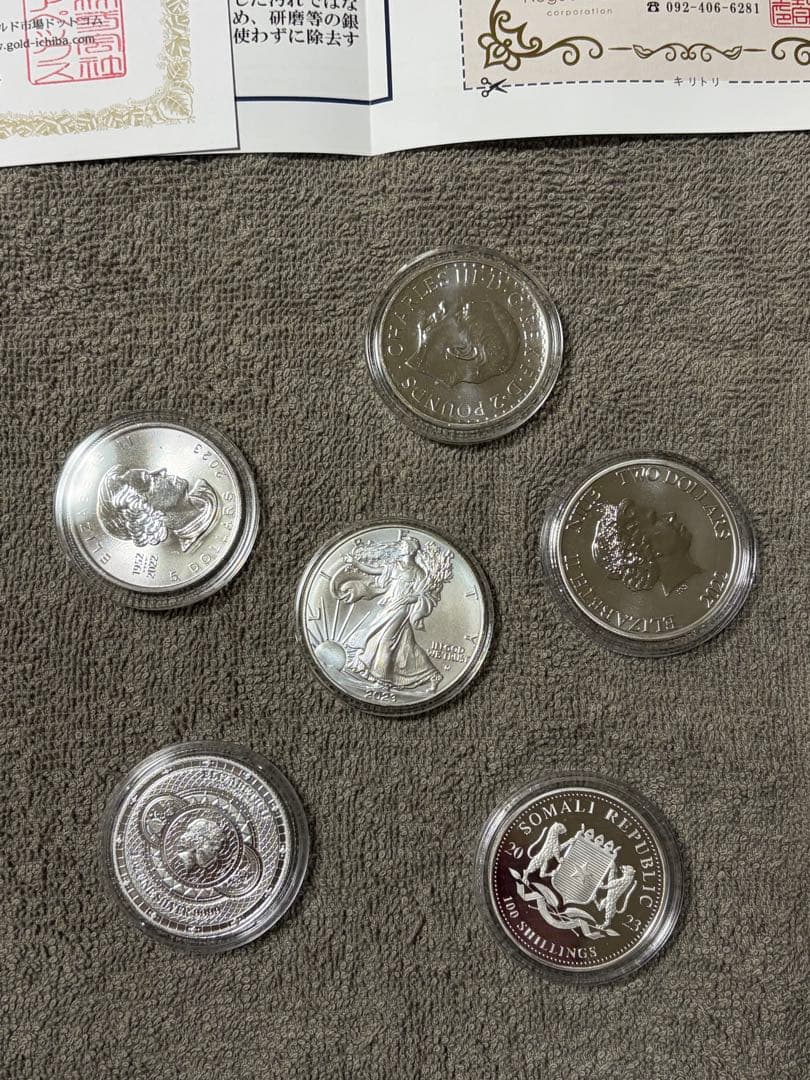 1オンス銀貨 13枚セット