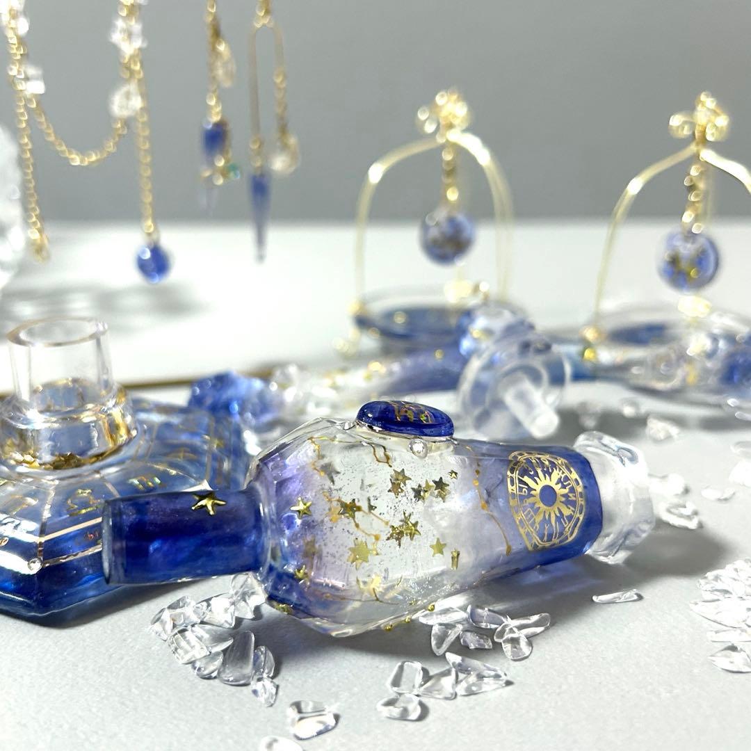 魚座さんのための星座の天秤　アクセサリー付き　持ち運びok組み立て式天秤