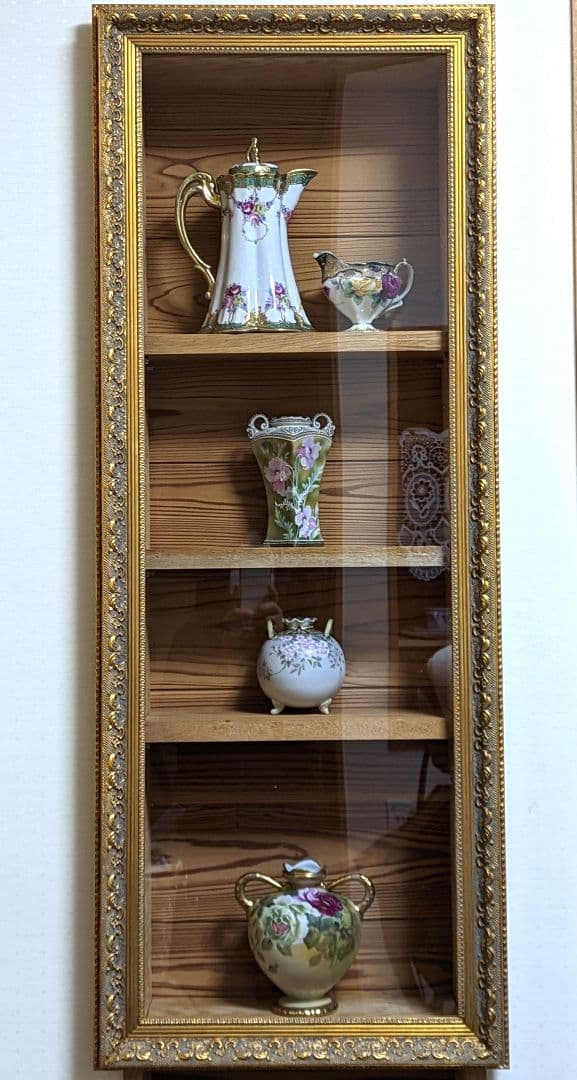 アンティーク　オールドノリタケ　薔薇の花瓶