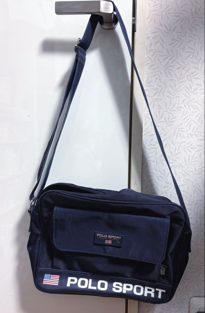 POLO SPORTS メッセンジャーバッグ　ネイビー