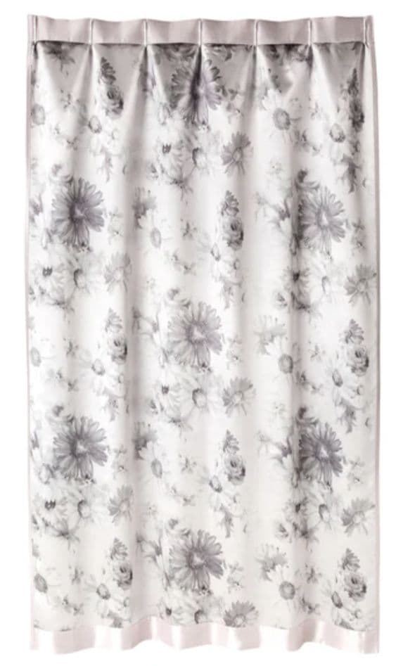 2枚組 フランフラン スペイシア カーテン ライトピンク H1780×W1000