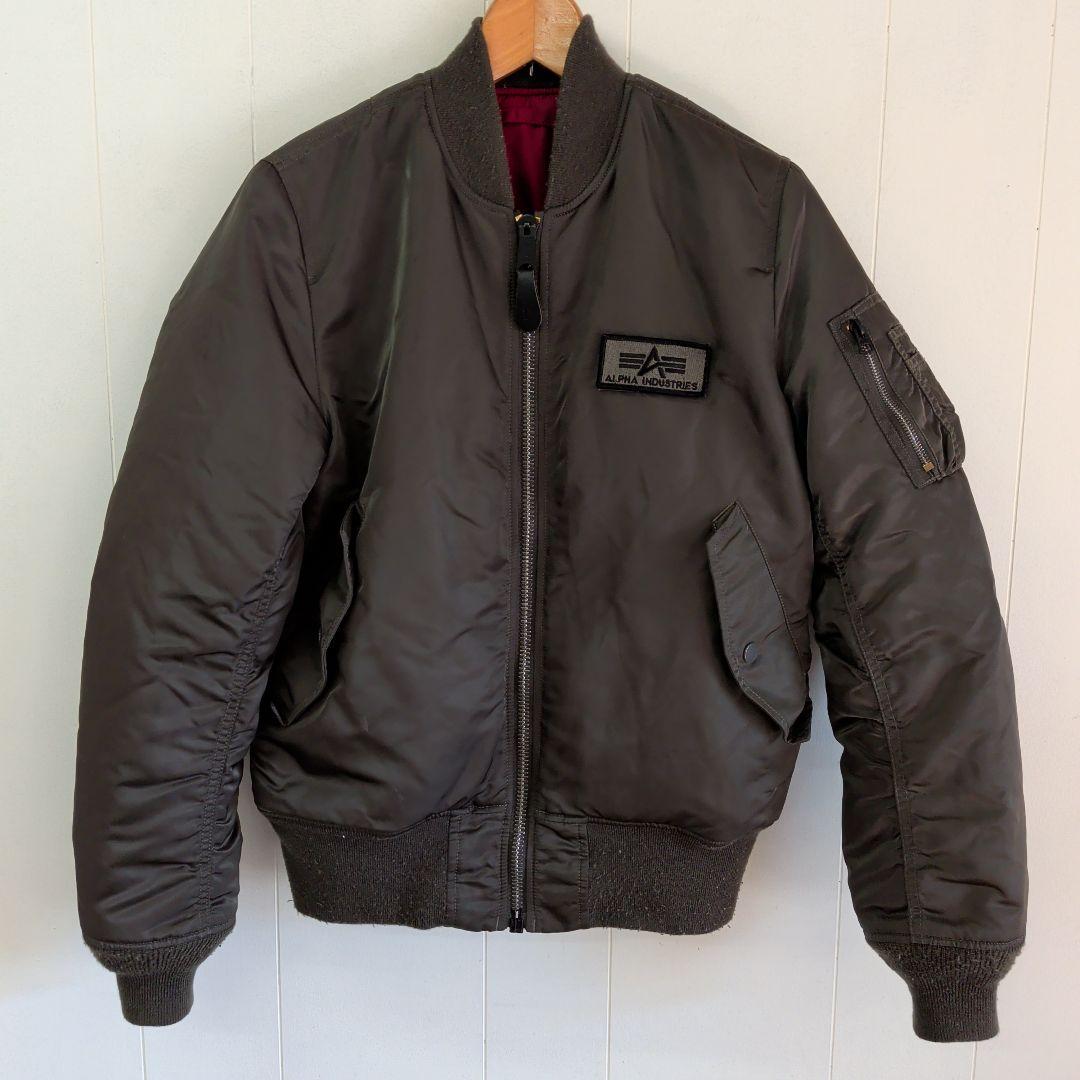 ジャケット・アウター ALPHA INDUSTRIES MA-1 olive S