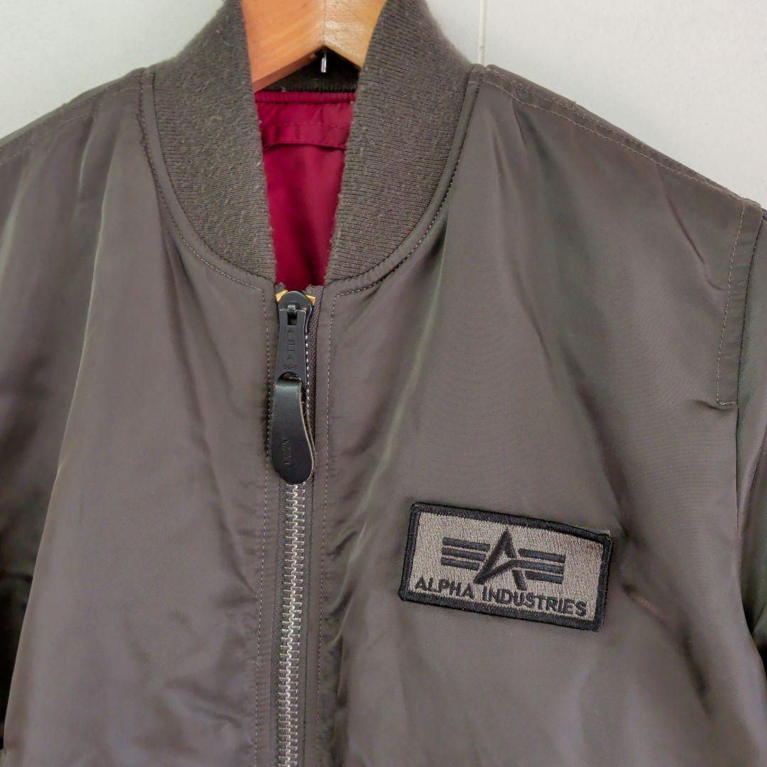 ジャケット・アウター ALPHA INDUSTRIES MA-1 olive S