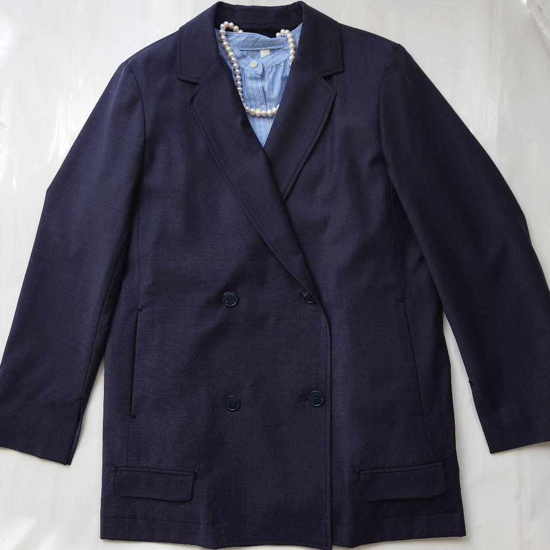 『RAY BEAMS 』レイビームス　セットアップ 　紺ブレ・ワイドパンツ