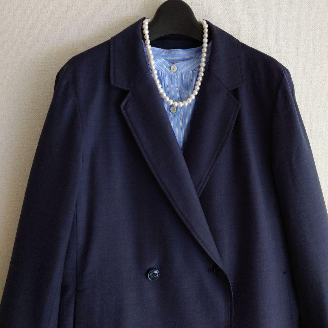 『RAY BEAMS 』レイビームス　セットアップ 　紺ブレ・ワイドパンツ