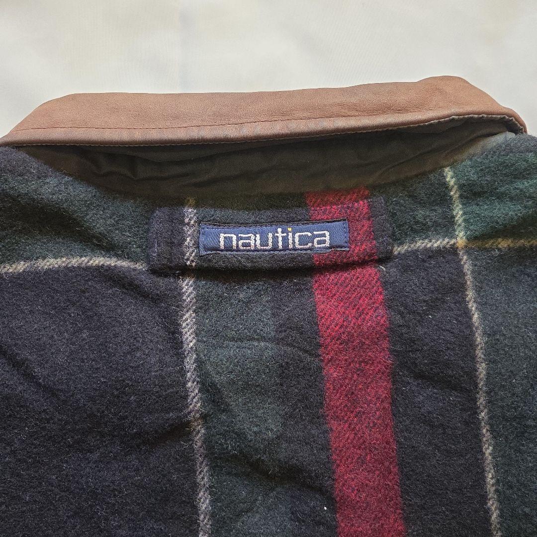 【クレイジーパターン】90s ノーティカ Nautica ウールジャケットold