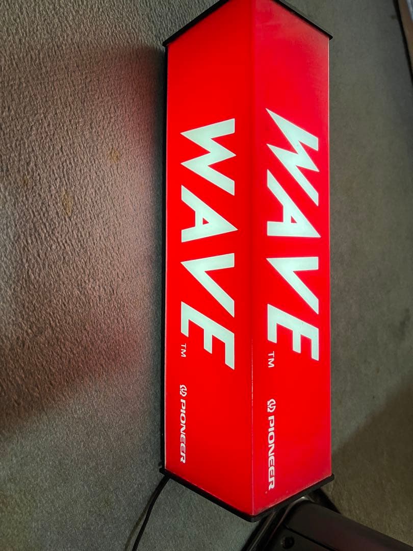 Pioneer パイオニア　電飾看板　照明　置き型　当時物 ヴィンテージ ライト