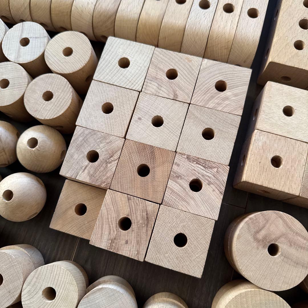 え*じ様 童具館　くむくむ　和久洋三の創造組木　2セット