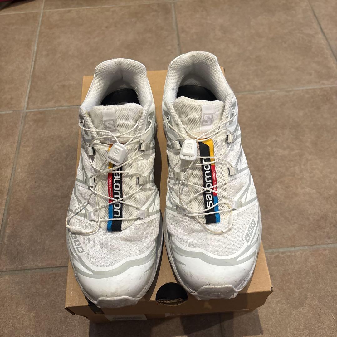 Salomon XT 6 ホワイト トレイルランニングシューズ