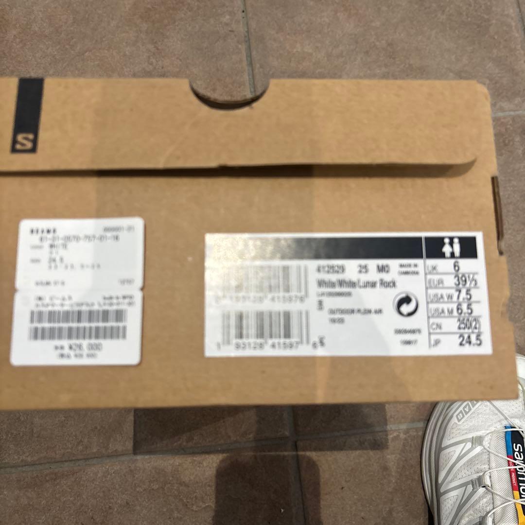 Salomon XT 6 ホワイト トレイルランニングシューズ