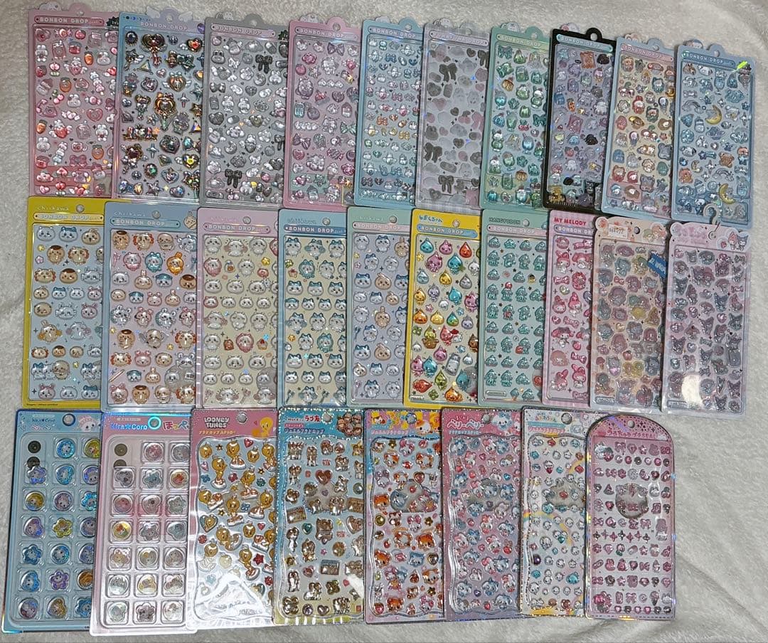 正規品　ボンボンドロップシール　うるちゅるシール　28点セット　まとめ売り