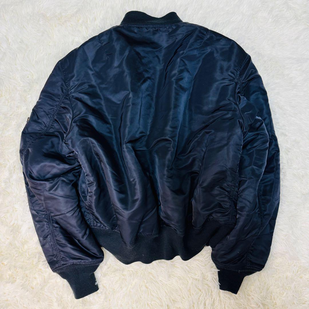 ALPHA アルファMA-1 ミリタリー リバーシブル 大きめ 短丈 y2k