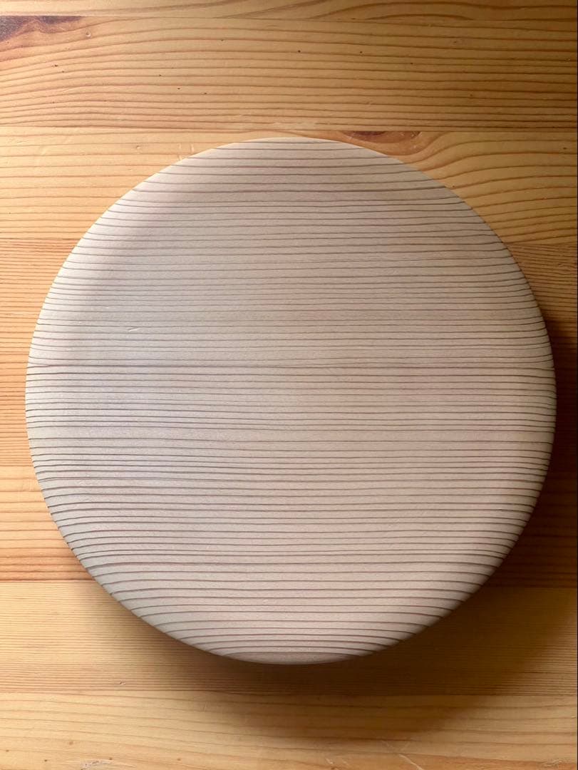 未使用　柴田慶信商店　秋田杉　曲げわっぱ　白木　おひつ　6寸 六寸　3合用　栗久