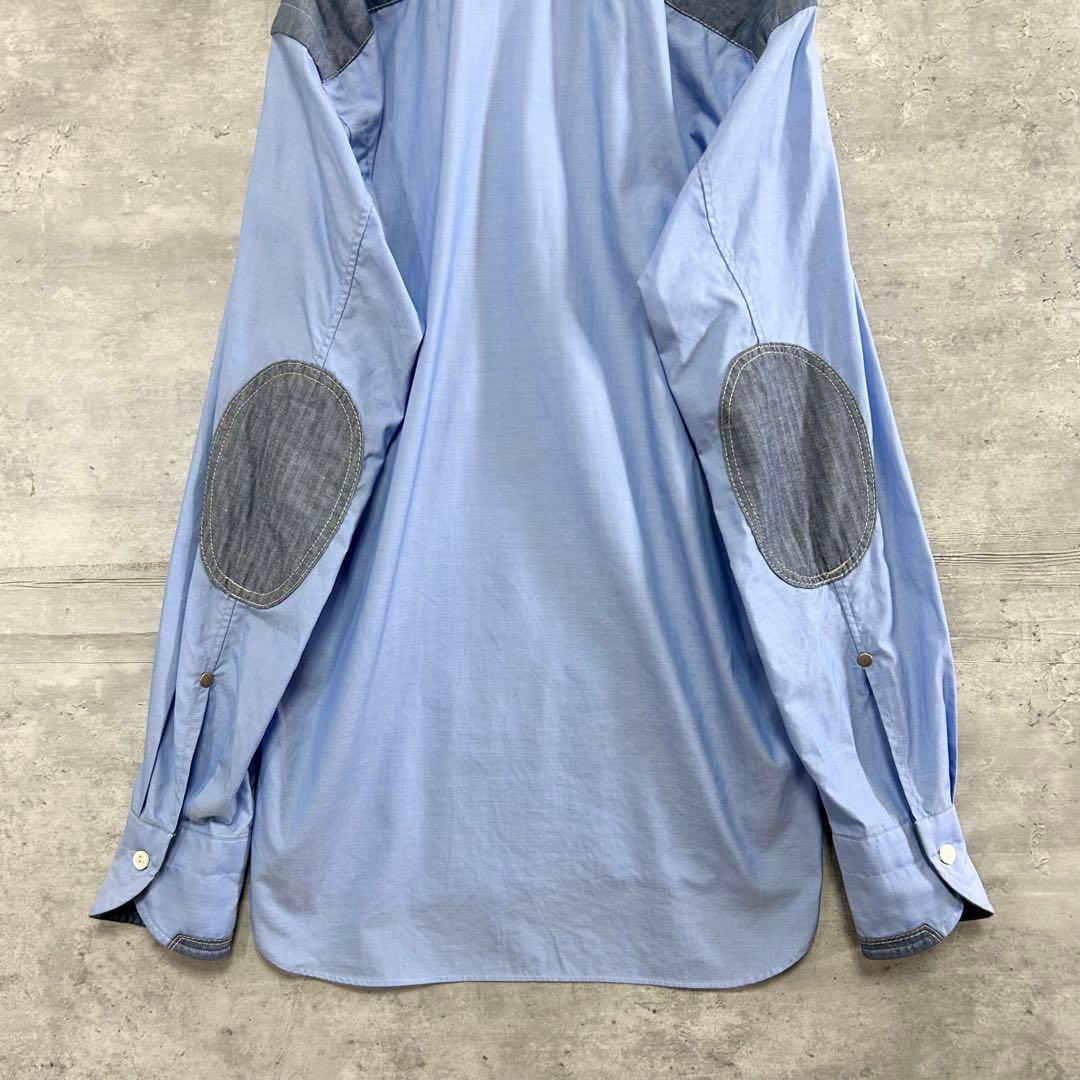 ジュンヤワタナベ コムデギャルソンマン パッチワーク シャツ XS 日本製