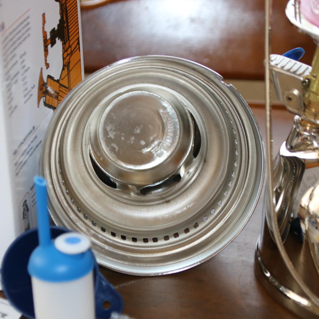 新品未使用　ペトロマックスHK500　灯油ランタン　カラー：ニッケル　正常機能品