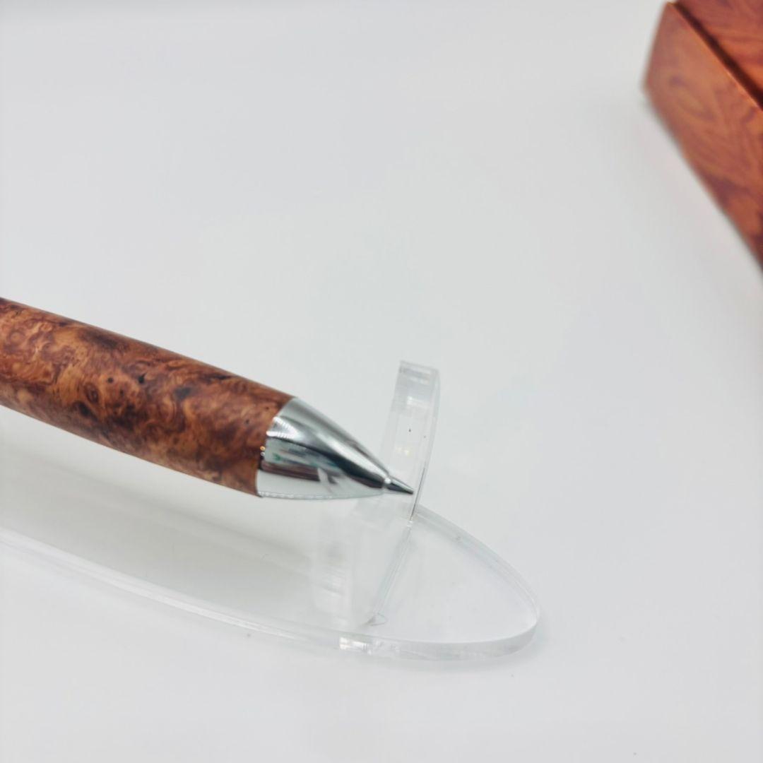 工房楔 トレチェーレ 花梨 こぶ杢 ビルマ 新品未使用 0.5mm マルチペン