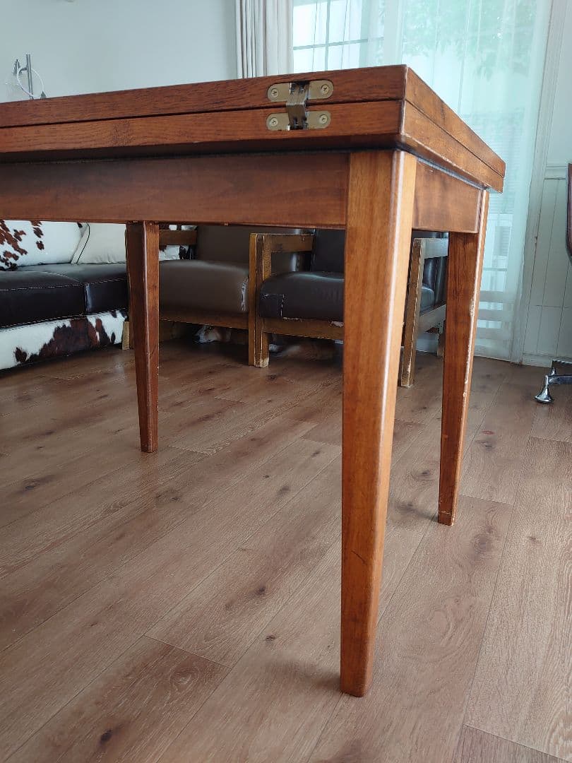 【直接受け渡し】 アンティーク伸長式ダイニングテーブル