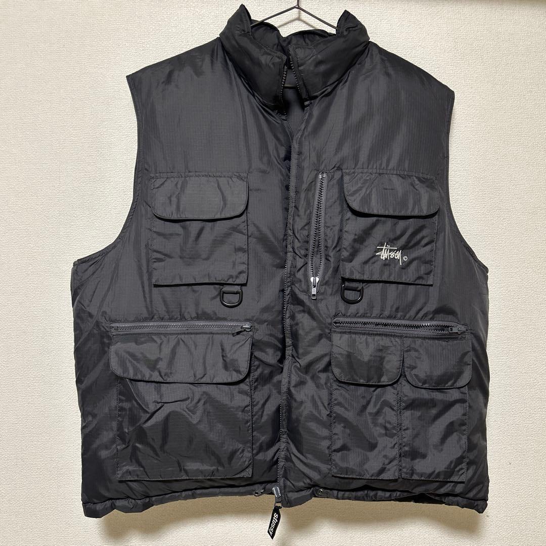 reui00‘s OLD Stussyリバーシブルフィッシングダウンベスト