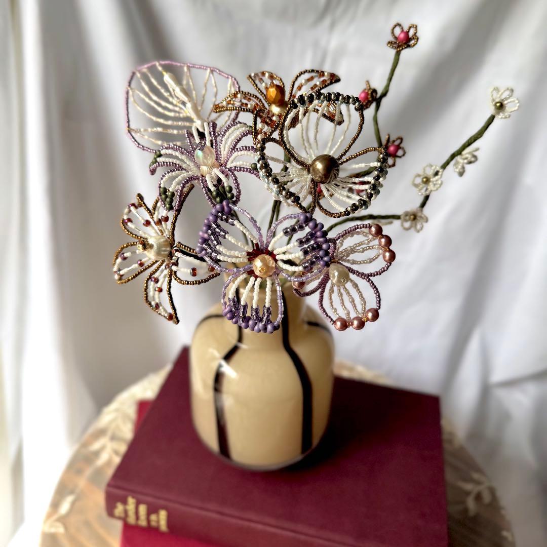 ビーズフラワー　ブーケ