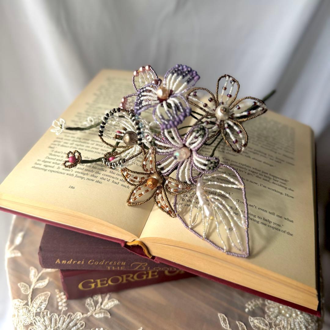 ビーズフラワー　ブーケ