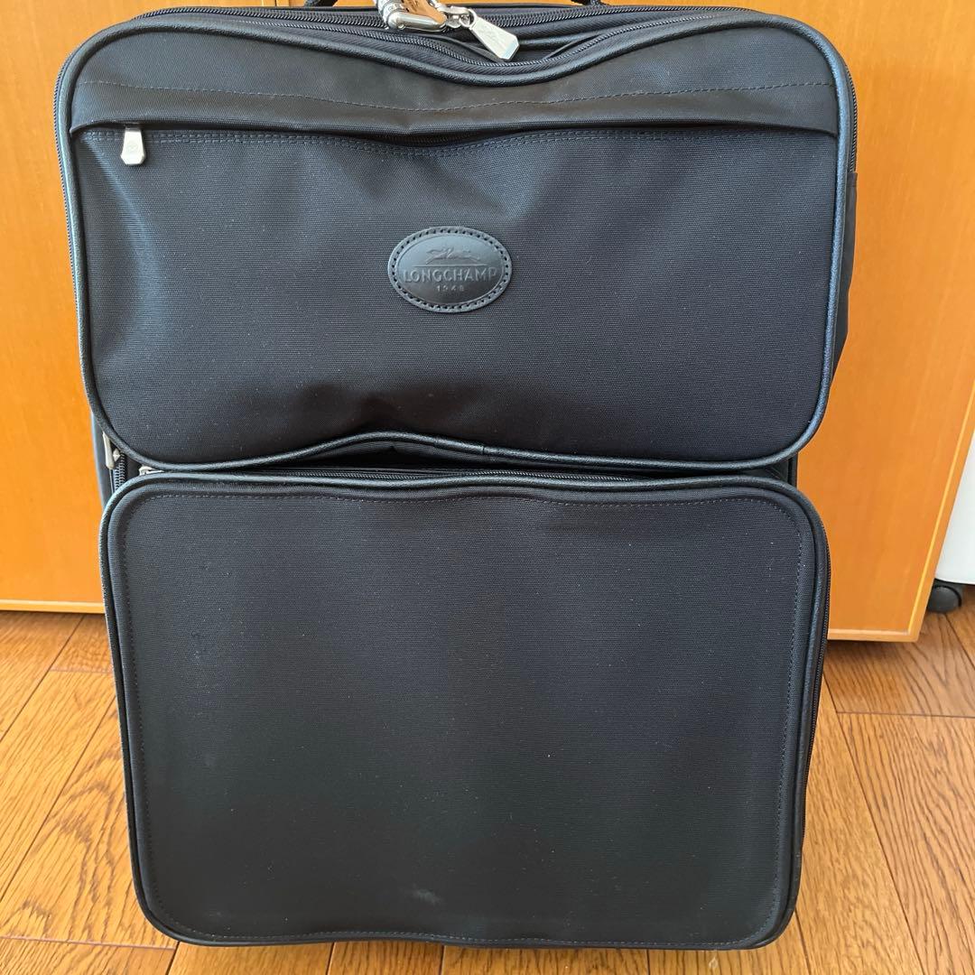 LONGCHAMP ロンシャン　キャリーケース　機内持ち込みサイズ　ブラック