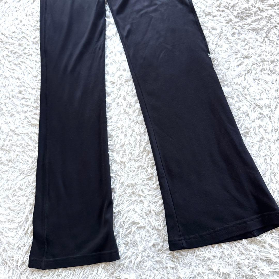 グッチ　ジャージ　セットアップ　シルク　絹　インターロッキング　刺繍ロゴ　黒　S