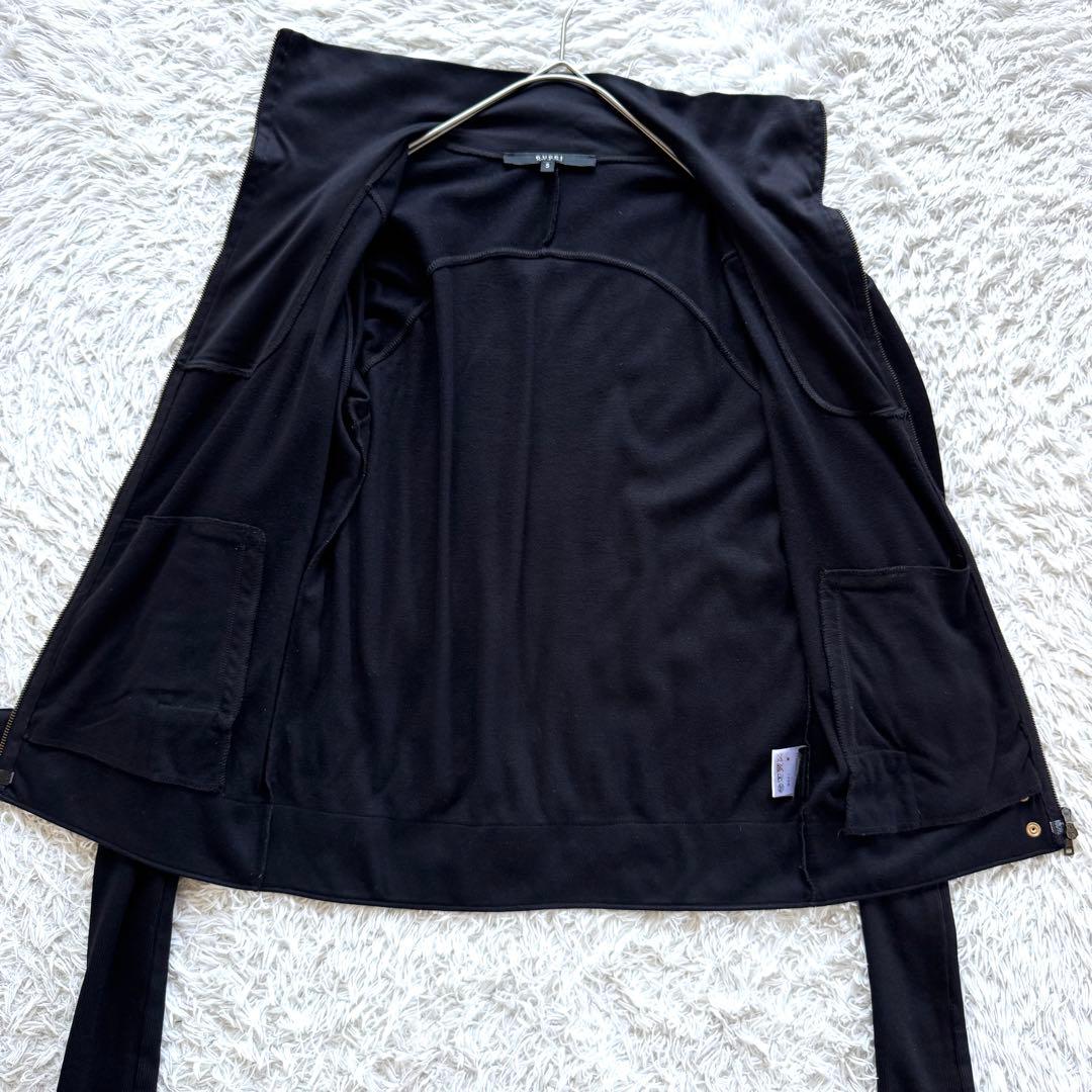 グッチ　ジャージ　セットアップ　シルク　絹　インターロッキング　刺繍ロゴ　黒　S