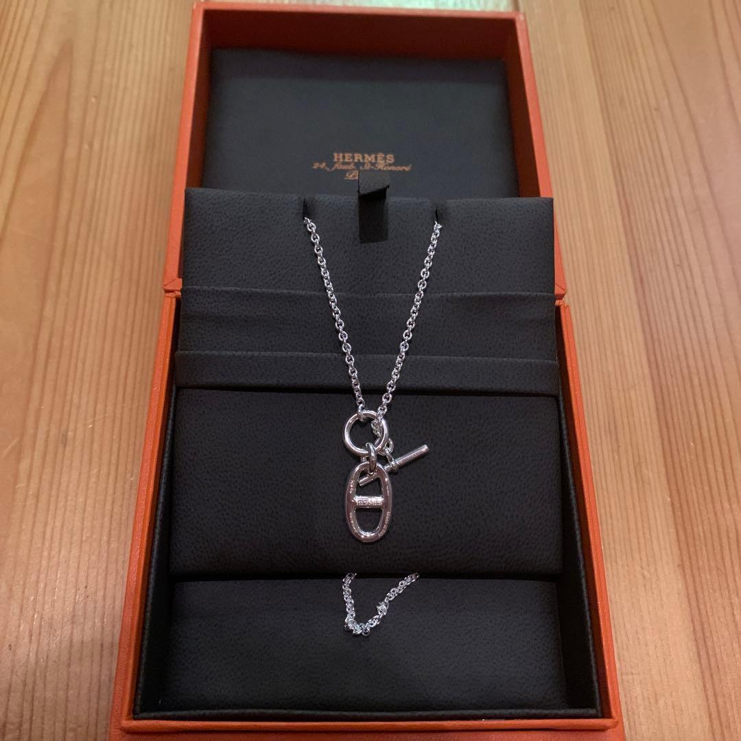 新品　未使用　HERMES シェーヌダンクル　アミュレット　ネックレス