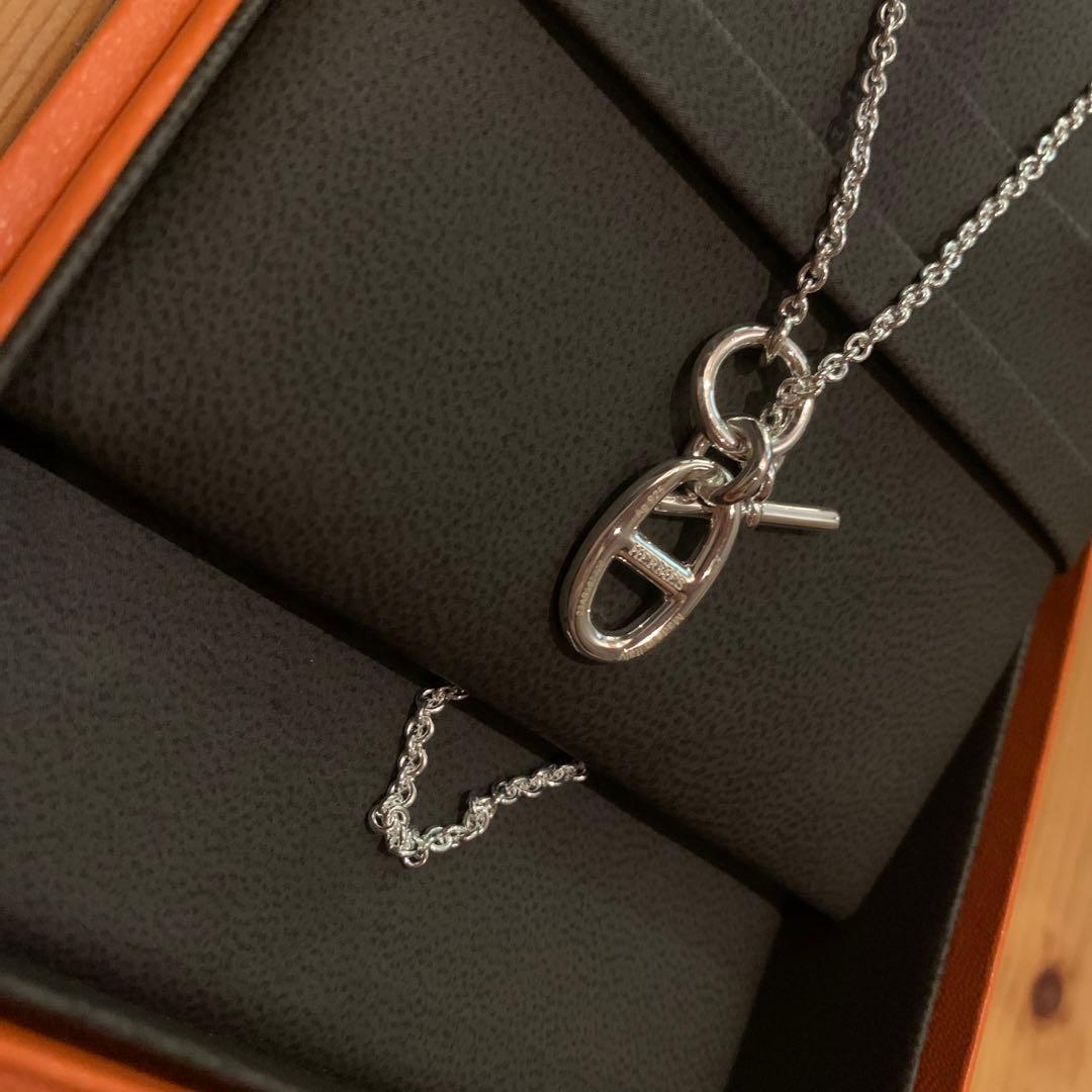 新品　未使用　HERMES シェーヌダンクル　アミュレット　ネックレス