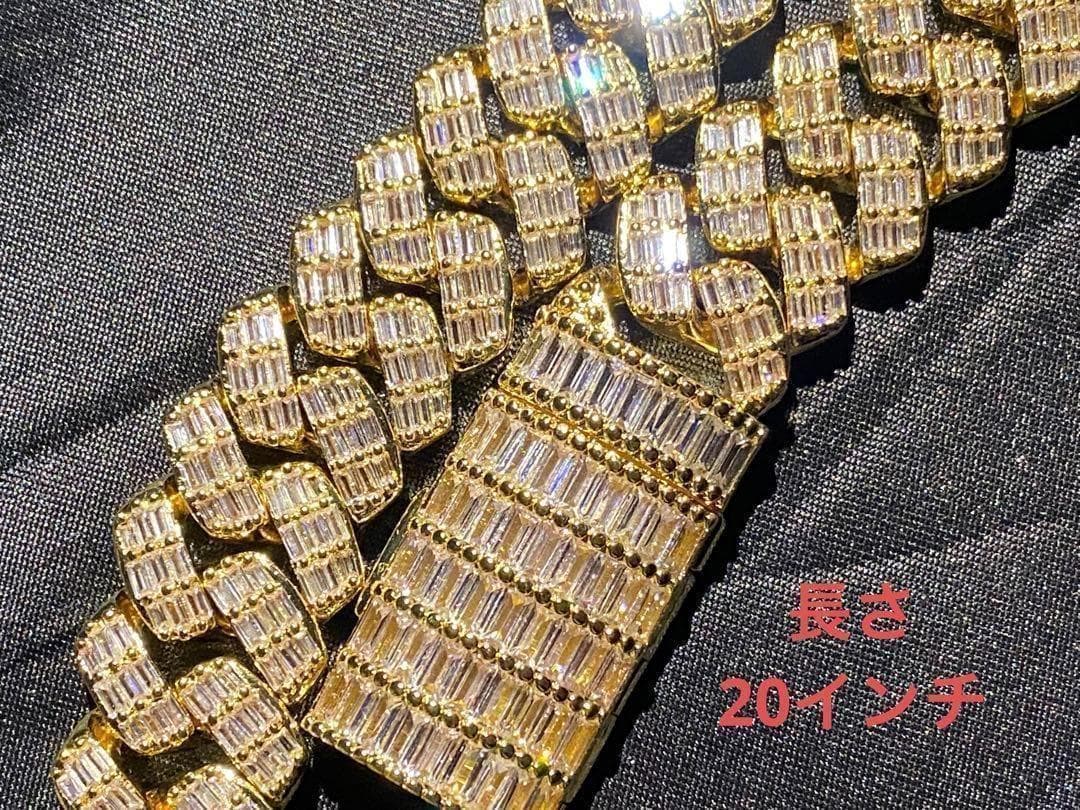 マイアミ キューバン　喜平 ネックレス 17ミリバケット　20\