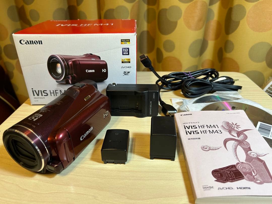 ★極美品★　Canon IVIS HF M41 赤　※値段交渉歓迎