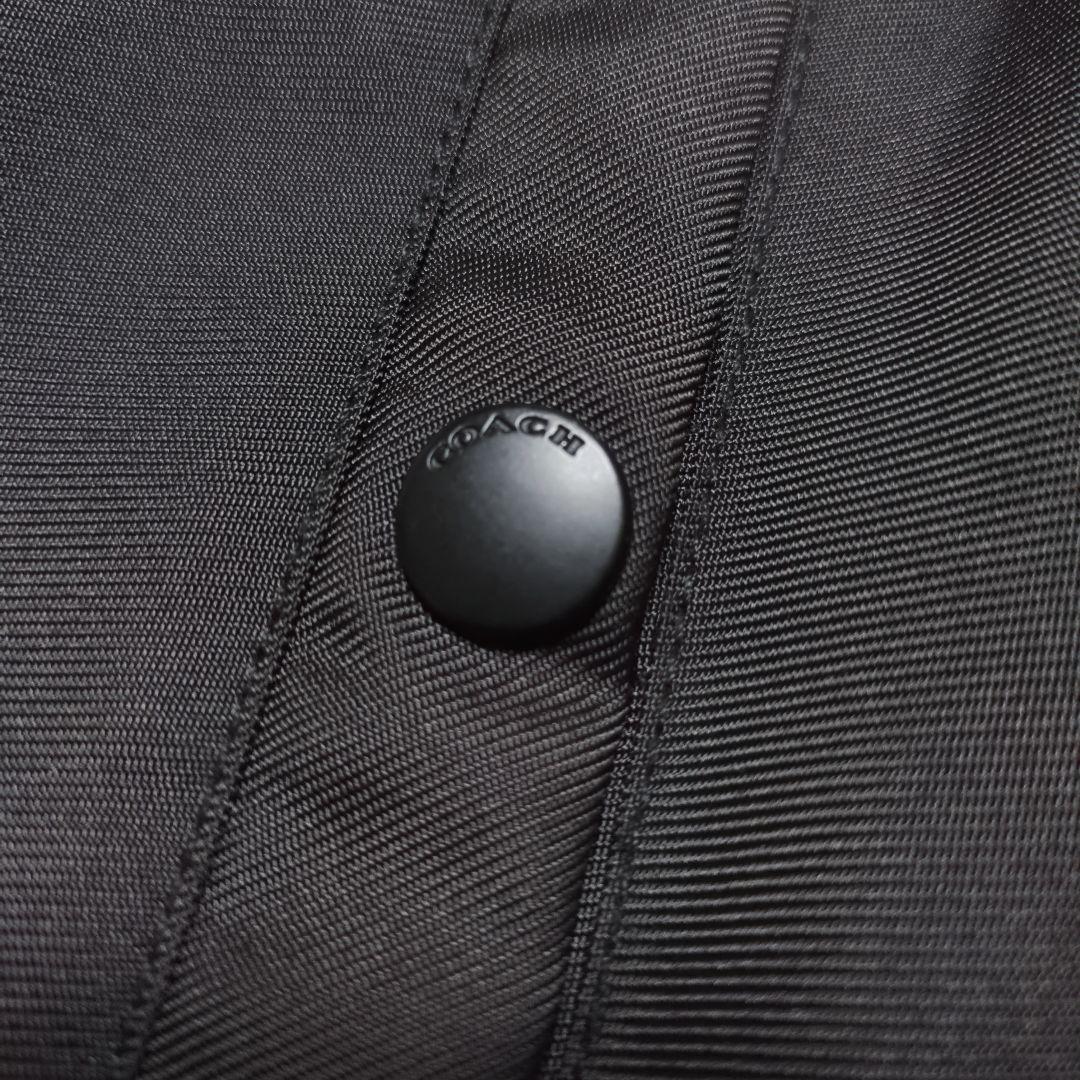 極美品！COACH　ダウンMA-1ジャケット　黒　オーバーサイズ　S