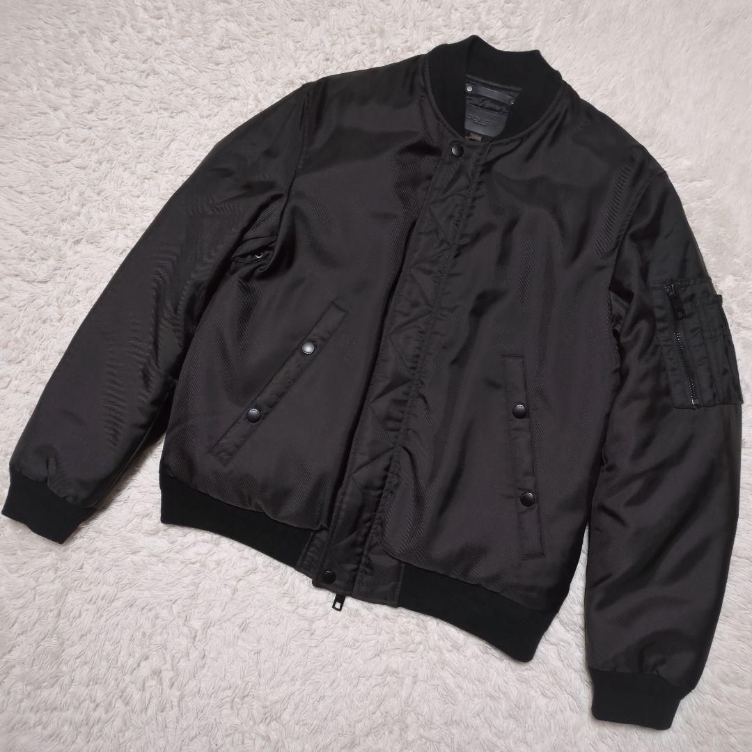 極美品！COACH　ダウンMA-1ジャケット　黒　オーバーサイズ　S