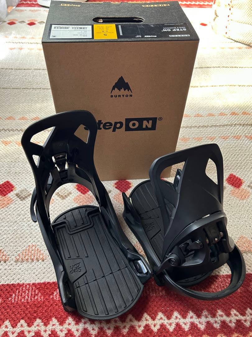 Burton Step ONバインディング メンズ Sサイズ ブラック