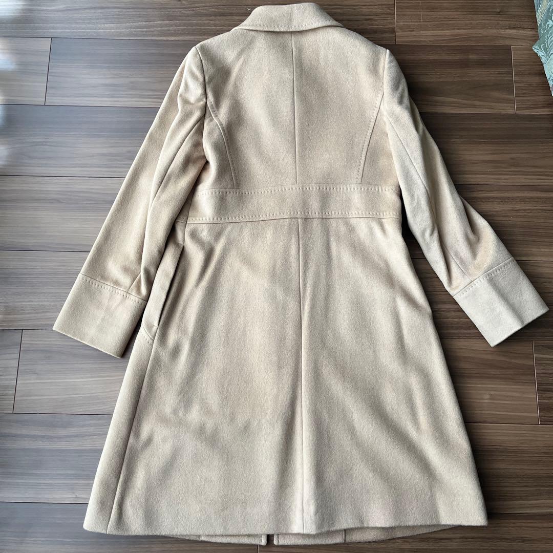 【新品タグ付き】INED イネド カシミヤ100%ロングコート キャメル 11