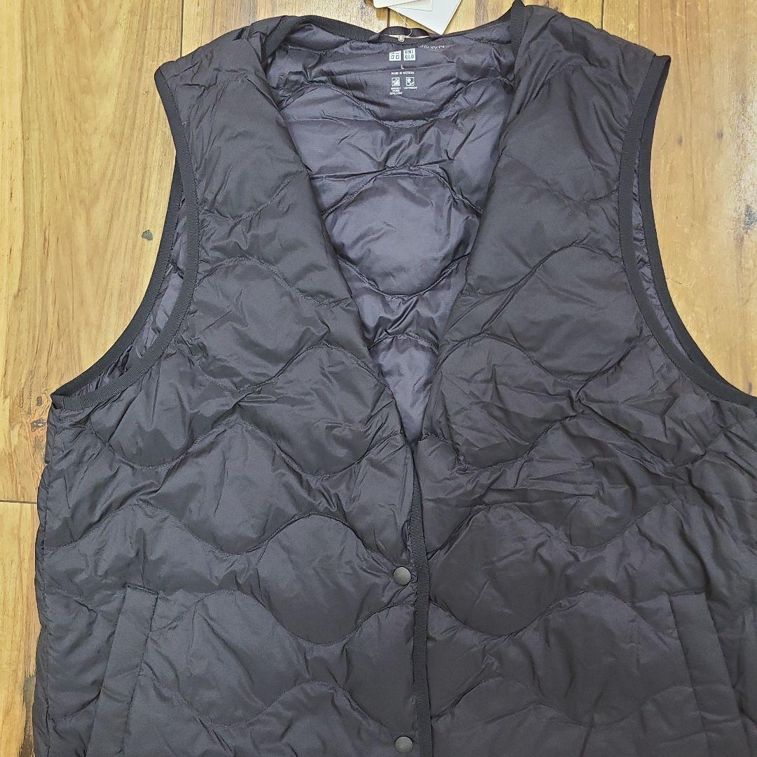 新品 ウルトラライトダウン ロングベスト 2WAY