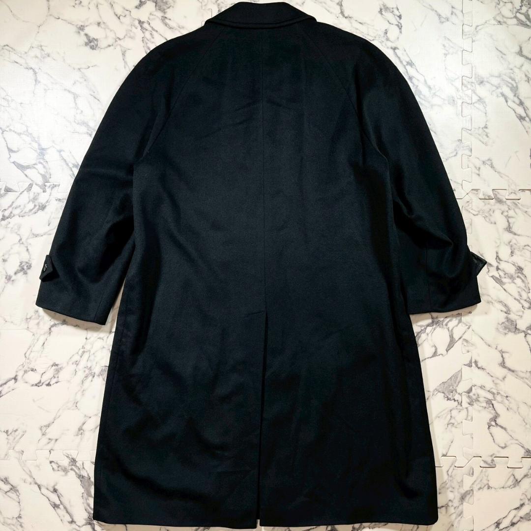 ✨美品/カシミヤ100%✨(LL)ALLEGRP ステンカラーコート 黒