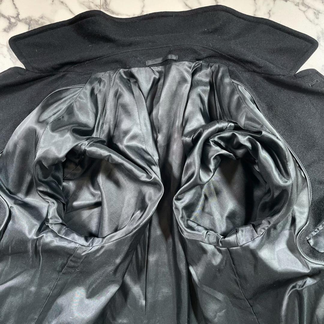 ✨美品/カシミヤ100%✨(LL)ALLEGRP ステンカラーコート 黒