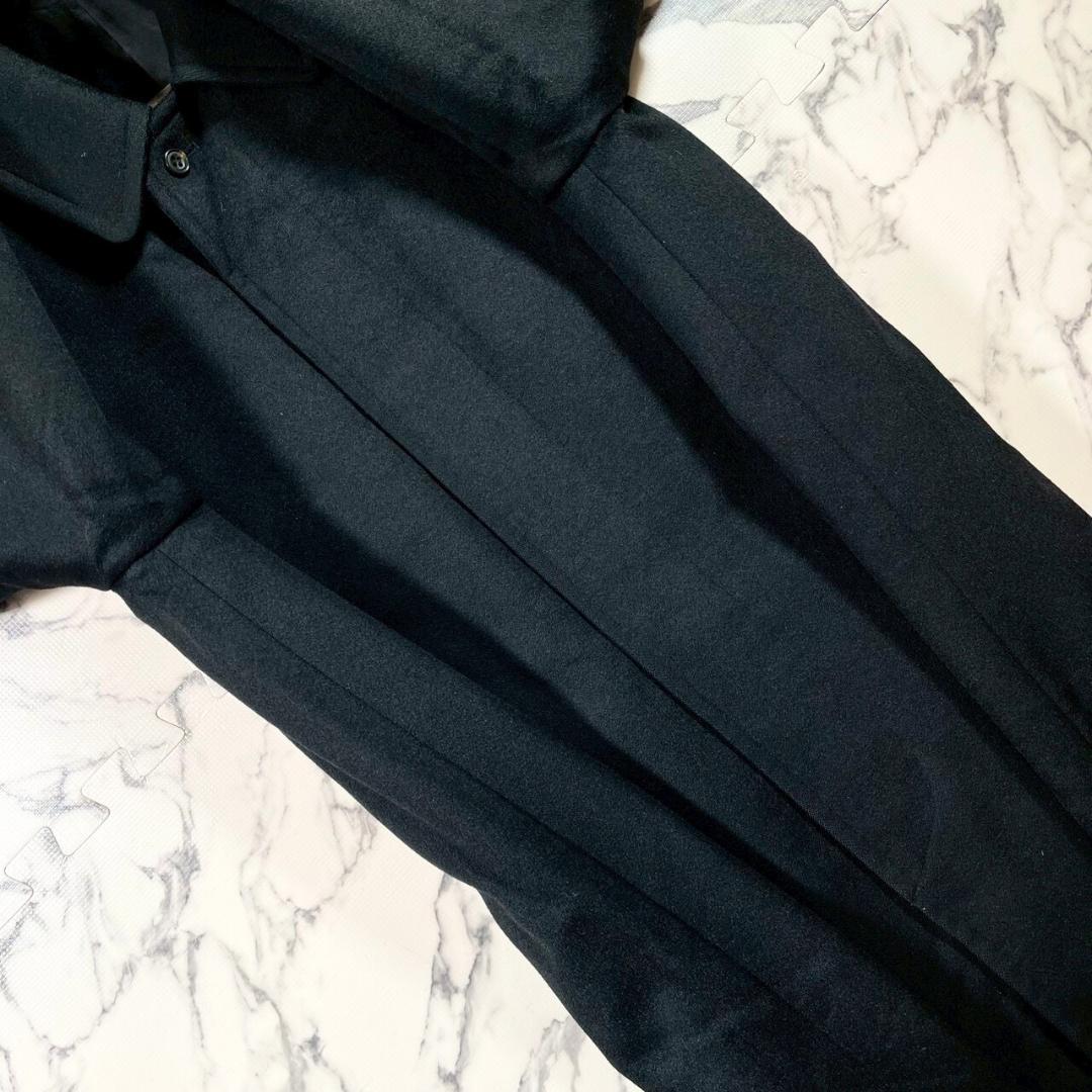 ✨美品/カシミヤ100%✨(LL)ALLEGRP ステンカラーコート 黒