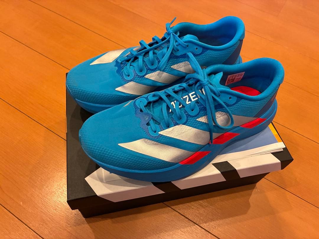 adidas アディゼロEVO SL ウーブン　駅伝カラー