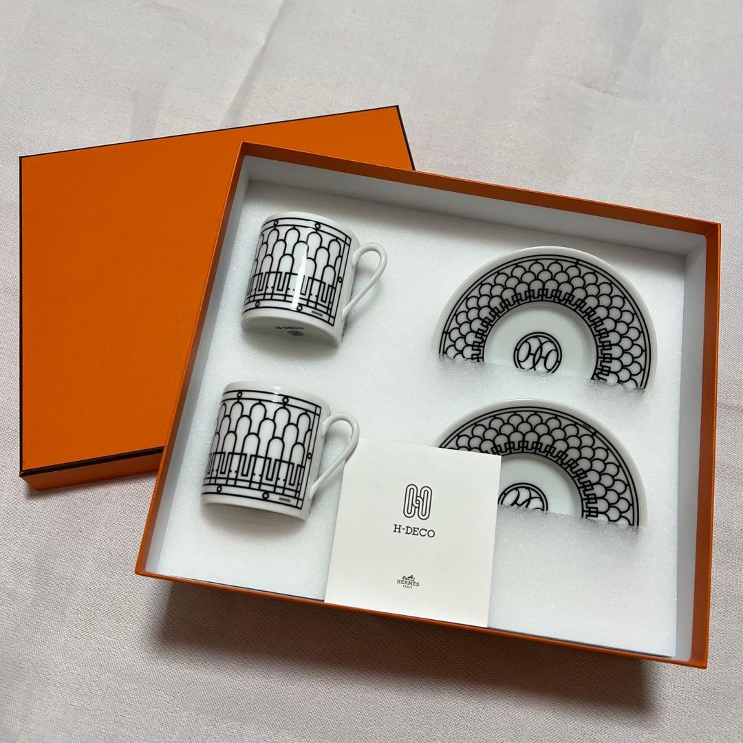 新品　HERMES エルメス　コーヒーカップ