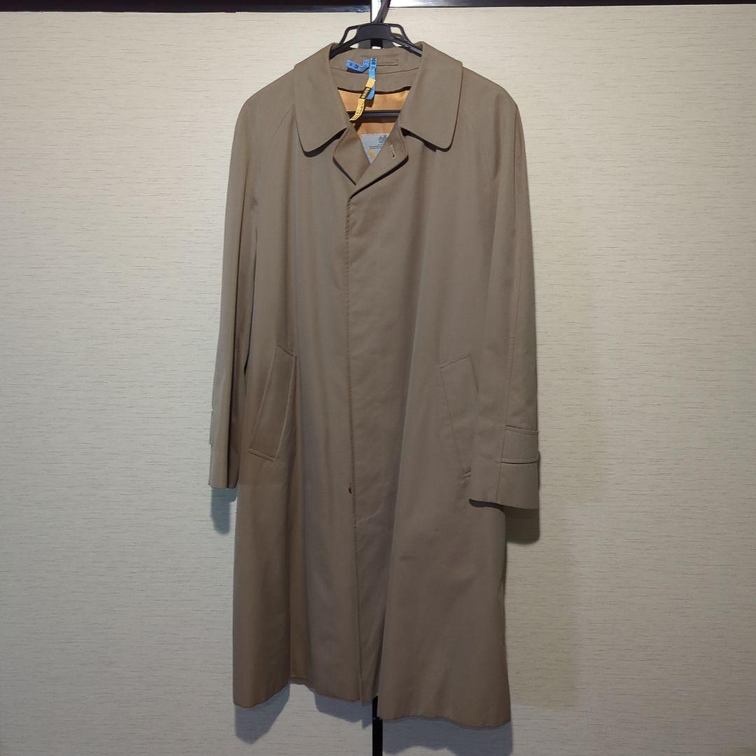Aquascutum ステンカラーコート ベージュ ウール製