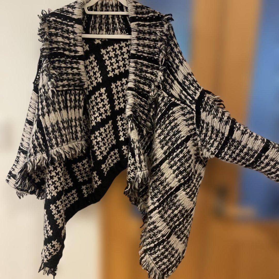 Y'S ニット　コート　ジャケット