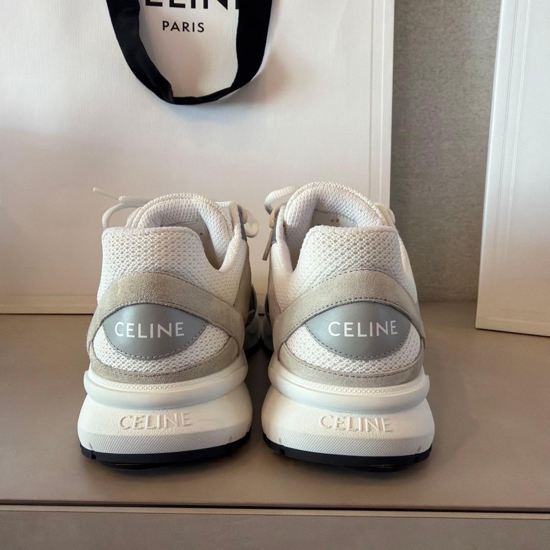 【未使用】2024年購入　正規保証タグ付き　セリーヌ　メンズ　スニーカー　42