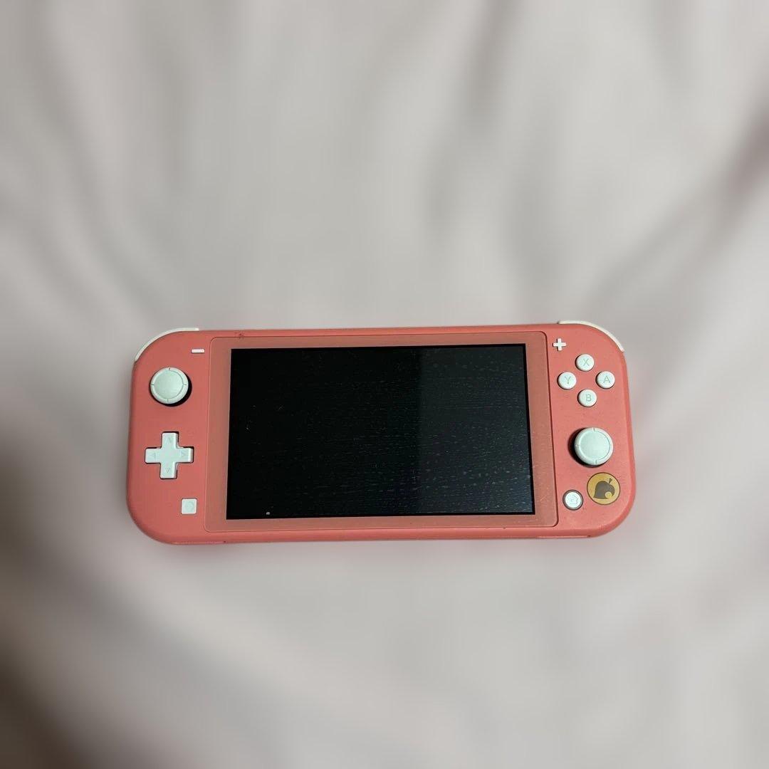 Nintendo Switch Lite アニマルクロッシングデザイン ピンク