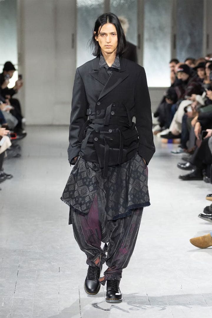 yohji yamamoto 23aw ガウンコート