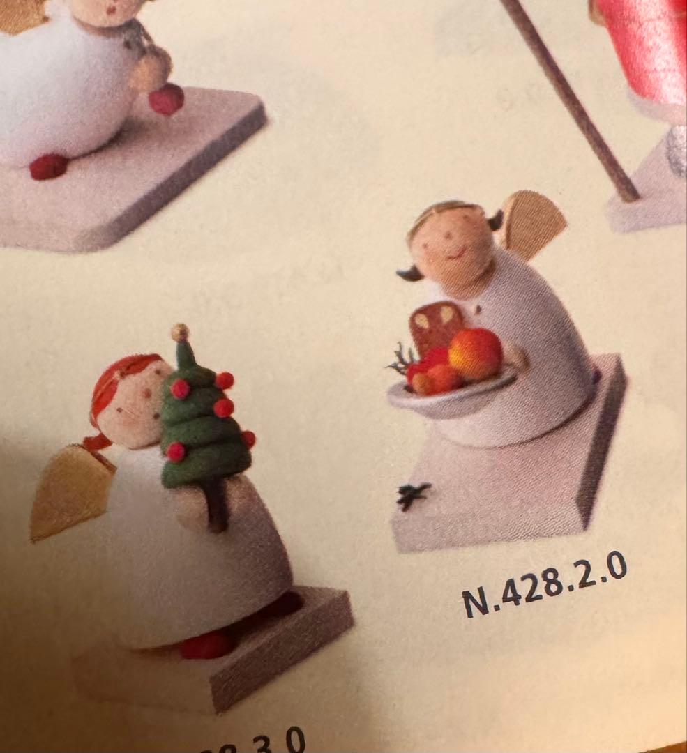 ギュンターライヒェル　天使とクリスマスプレート