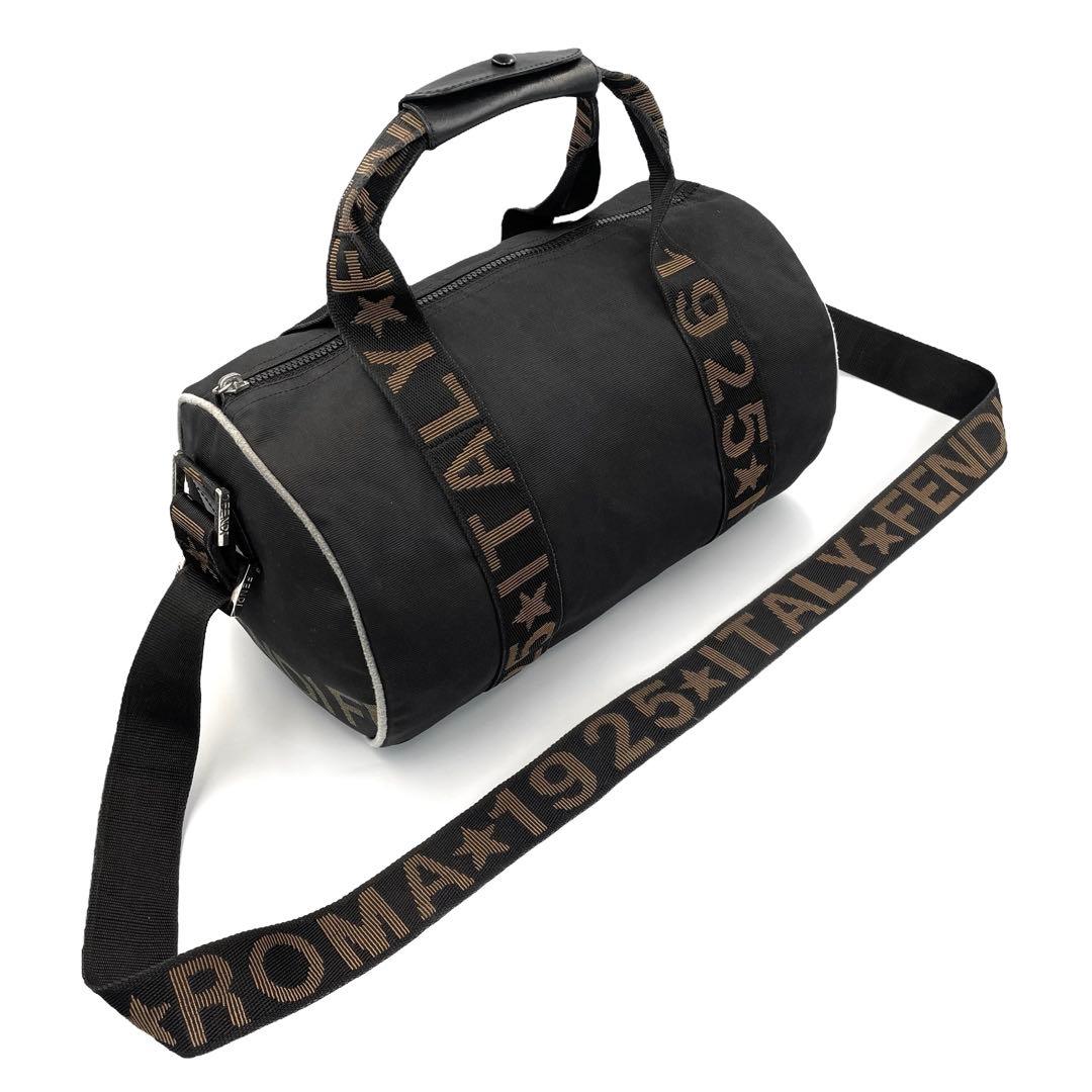 FENDI フェンディ 2way ミニボストン ショルダーベルト付き ポーチ付き