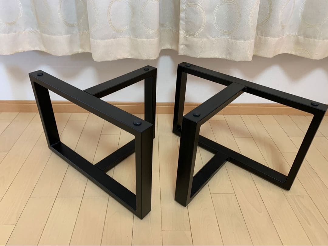 coco　一枚板用脚/鉄脚/アイアン/T型/ハンドメイド