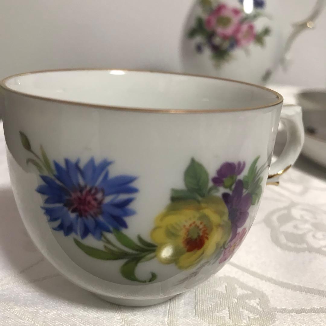 未使用　フェルステンベルグ　食器セット　カップ　ソーサー　ポット